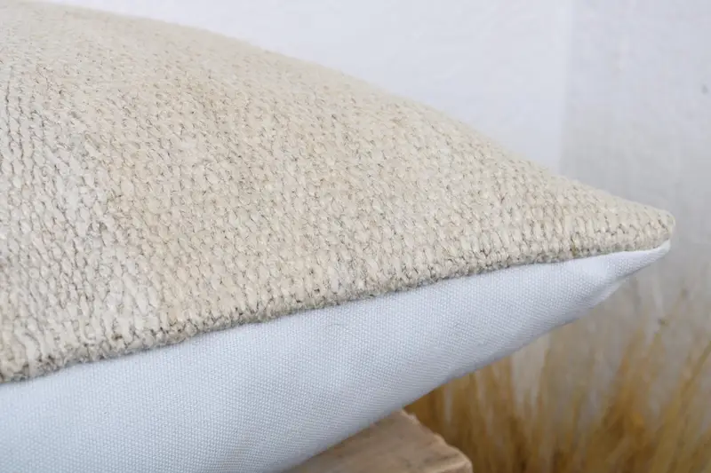 Yastık örtüsü, 16x24 beyaz yastık sahte, salon atma yastık kılıfı, Kilim yastık sham, boho yastık sham kapağı, atma Kilim yastığı, goblen yastığı - 6