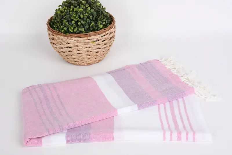 Beach Towel Gift, 70x40 Cotton Striped Towel, Christmas Favors, Handwoven Turkish Towel, Turkish towel, Lightweight towel, Organic Cotton Towel - 4