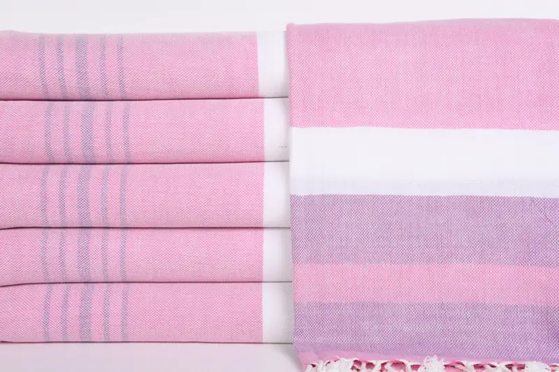 Beach Towel Gift, 70x40 Cotton Striped Towel, Christmas Favors, Handwoven Turkish Towel, Turkish towel, Lightweight towel, Organic Cotton Towel - 1