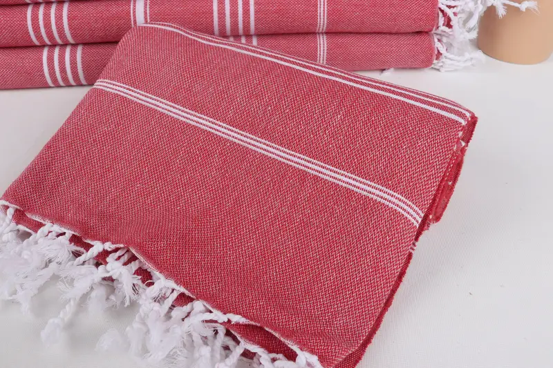 Bridal Shower Gift, Wedding Favors, Wedding Gift Ideas, Pool Towels, Best Friend Wedding Gift, Beach towel, Travel Towel, 70x40 Cotton Striped Towel - 4
