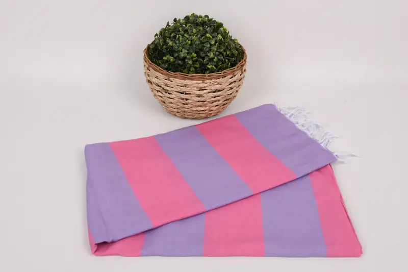 Bridal Shower Gift, Bridal Shower Favor, Turkish Towel Set, 70x40 Cotton Striped Towel, Bachelorette Party Gifts, Turkish beach towel, Guest Towel - 4