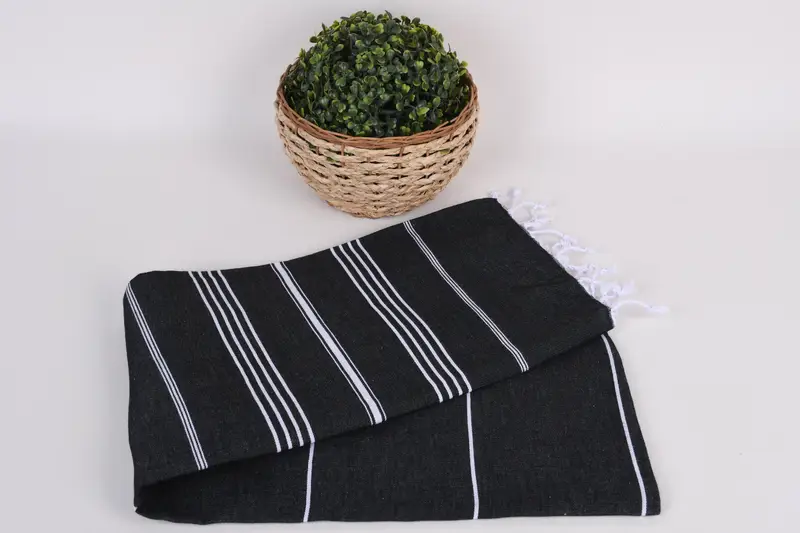 Personalized Gifts, Summer Gift, Family Gift Basket, Personalize Gift, 70x40 Cotton Striped Towel, Handwoven Turkish bath towel, Turkish bath towel - 4
