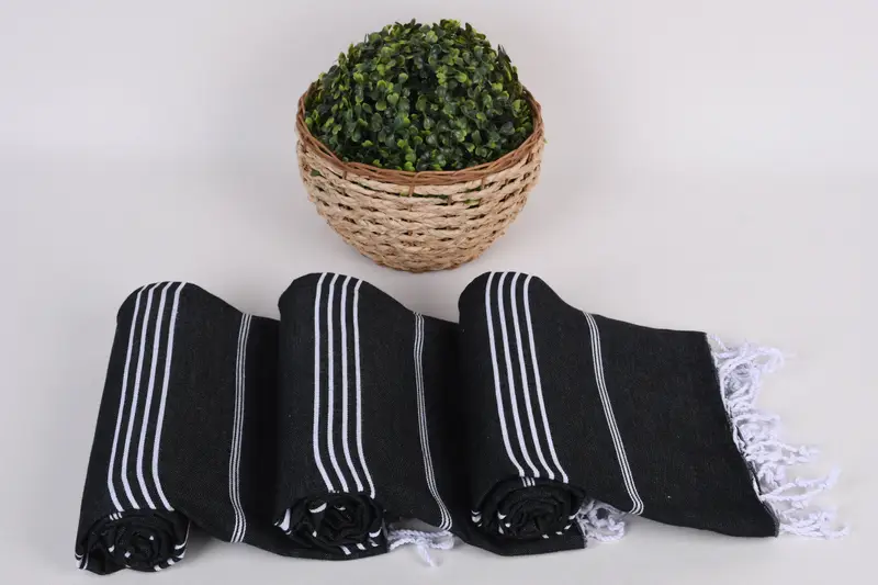 Personalized Gifts, Summer Gift, Family Gift Basket, Personalize Gift, 70x40 Cotton Striped Towel, Handwoven Turkish bath towel, Turkish bath towel - 8