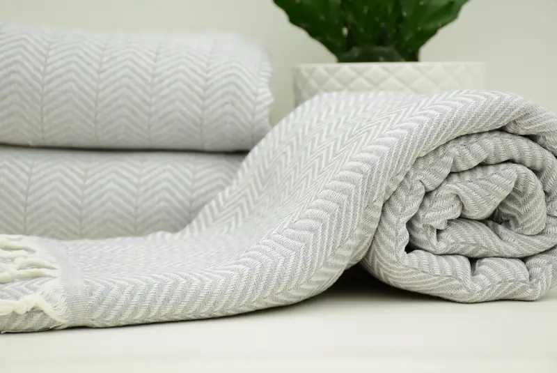 Turkish Bedspread, Bachelorette Party Favors, 92x76 Cotton Chevron Towel, Turkish Blanket, Personalized Blanket, Sofa Cover, Turkish Beach Blanket - 5