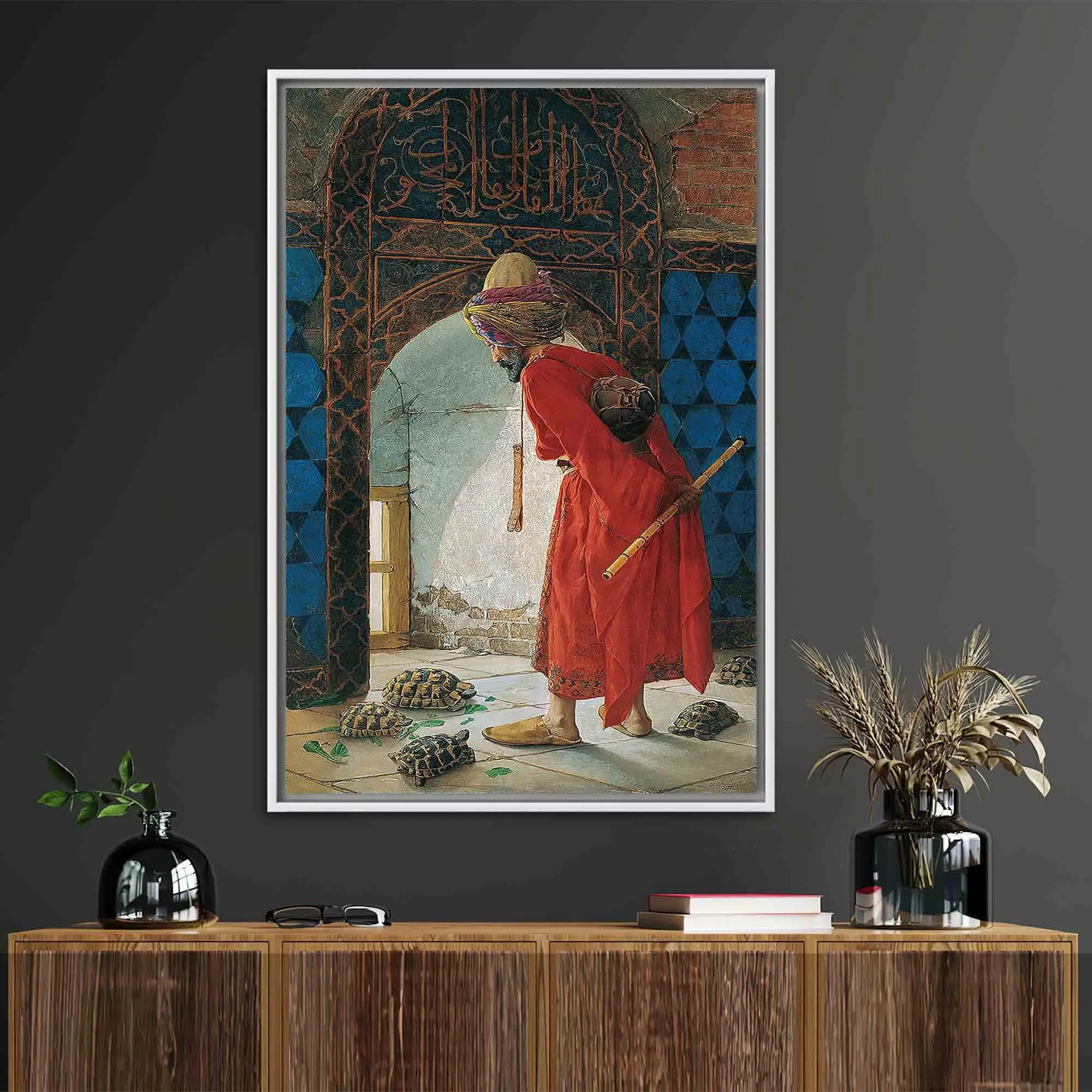 Classic Turkish Canvas: Osman Hamdi Bey's Masterpiece Printed - 1