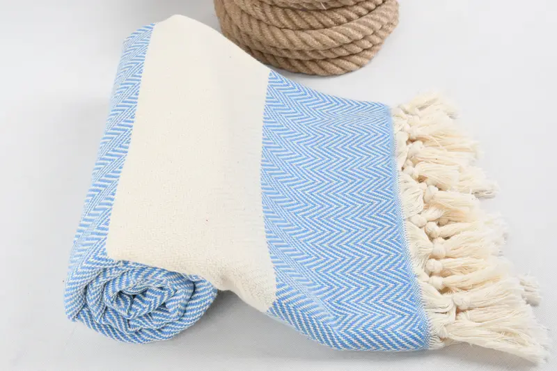 Sand-free towel, Gift For Him, Bachelor Towel, Anniversary Gift For Her, Bachelor Bachelorette Party Favors, 70x40 Cotton Herringbone Towel - 8