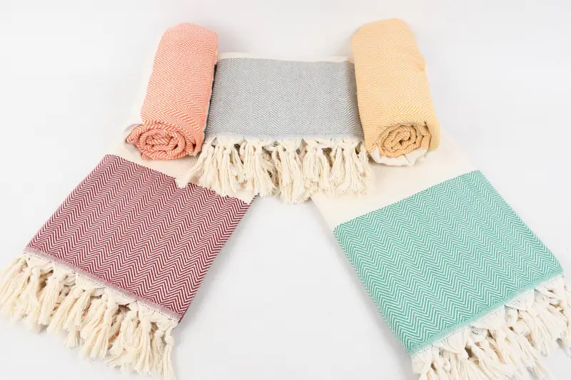 Sand-free towel, Gift For Him, Bachelor Towel, Anniversary Gift For Her, Bachelor Bachelorette Party Favors, 70x40 Cotton Herringbone Towel - 5