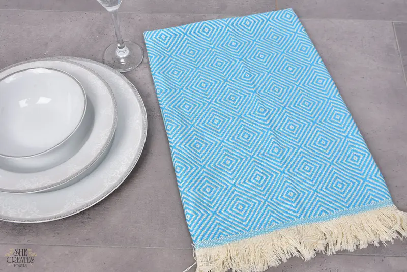 Best Friend Gift, Personalized Dish Towel, 28x20 Cotton Diamond Towel, Bridal Shower Favors, Birthday Gift, Personalized Gifts, Kitchen Towel - 5