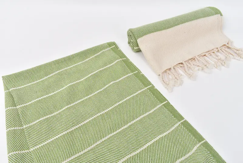 Personalized Kitchen Towel, Anniversary Gift For Her, Personalized Dish Towel, 36x16 Cotton Striped Towel, Personalized Gift, Custom Turkish Towel - 7