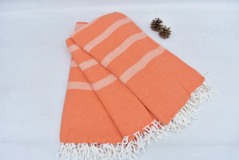 Monogram Beach Towel, House Warming Gift, Bachelorette Party Gifts, Thin and lightweight Turkish peshtemal, 70x36 Cotton Striped Towel, Fouta towel - 5