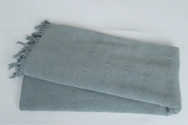 92x70 Cotton Stonewashed Towel, House Warming Gift, Bridesmaid Gifts, Turkish Blanket Throw, Bachelorette Large Towel, Turkish Blanket, Tablecloth - 6