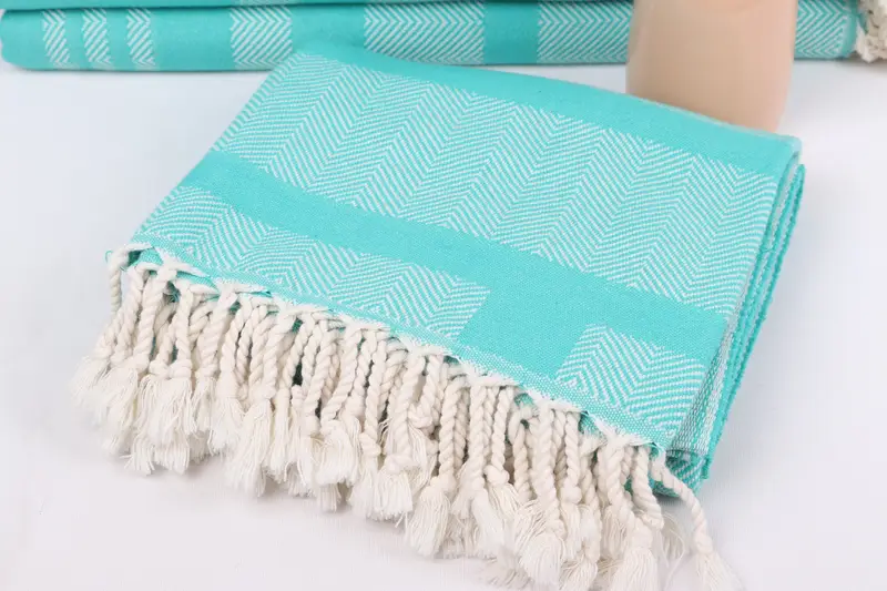 Family Gift Basket, Embroidered Towel, Bachelorette Party Gifts Bridesmaids, Wedding Gift Ideas, 68x38 Cotton Chevron Towel, Turkish hand towel - 5
