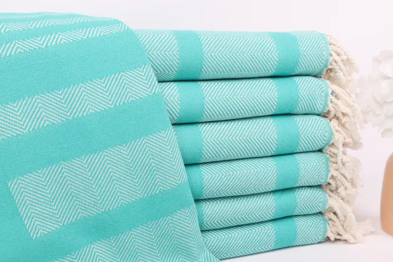 Family Gift Basket, Embroidered Towel, Bachelorette Party Gifts Bridesmaids, Wedding Gift Ideas, 68x38 Cotton Chevron Towel, Turkish hand towel - 1