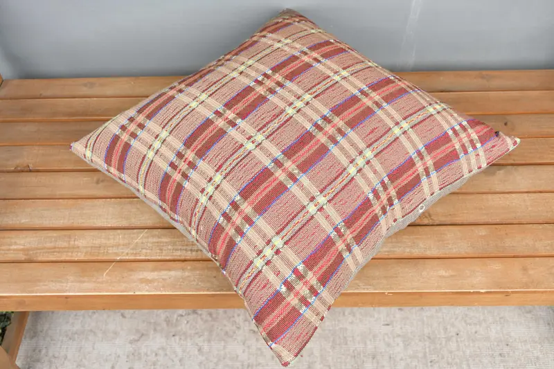 20x20 Green Cushion Cover, Handmade Pillow Case, Pillow for Sofa, Kilim Pillow, Vintage Kilim Pillow, Bohemian Cushion Cushion, Cushion Case - 2