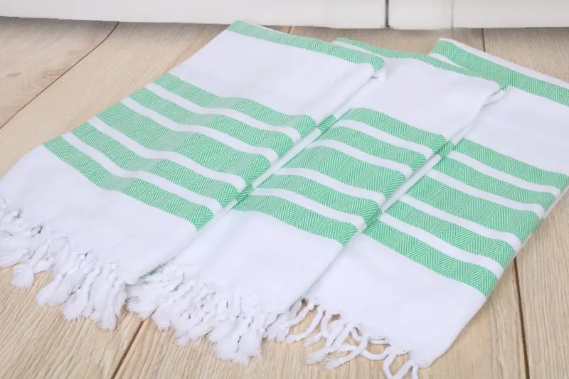 Pool Towels, Absorbent Turkish towel, Travel towel, 70x40 Cotton Herringbone Towel, Bachelorette Party Favor, Gym Towel, Sand-free towel - 6