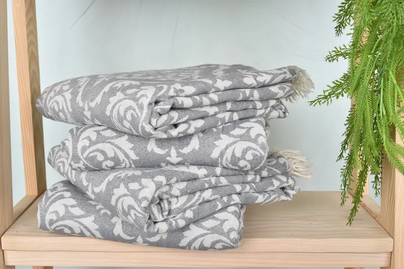 Bridesmaid Gift Towel, Summer Gift, Bachelorette Party Favors, Gym Towel, Organic Cotton Towel, 68x36 Cotton Baroque Towel, House Warming Gift - 8