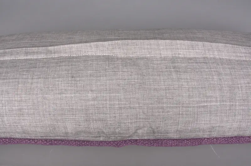 Turkish Kilim Pillow, Authentic Pillow, 16x43 Purple Cushion, Comfy Throw Pillow, Boho Pillow Sham Cover, Kilim Pillow Cover, Cushion Case - 6