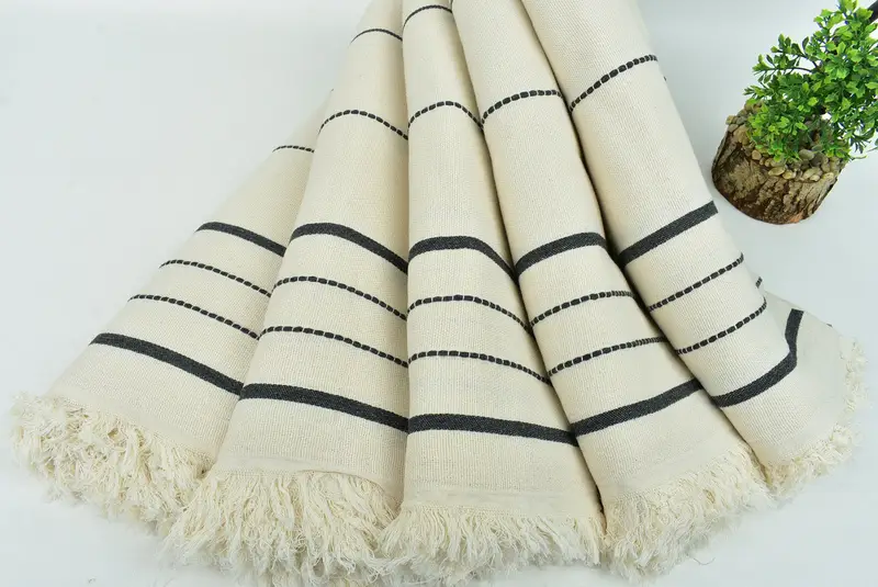 Bachelor Party Favors, Turkish Beach Towel Bulk, 70x40 Cotton Striped Towel, Birthday Gift, Soft towel, Absorbent Turkish towel, Beach Towel Gift - 4