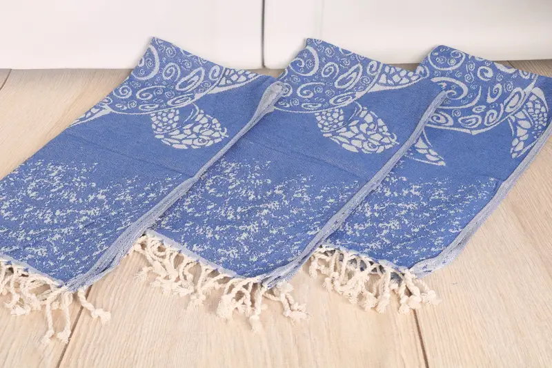 Engagement Gift, Monogram Hand Towel, 36x18 Cotton Carretta Patterned Towel, Turkish Tea Towel, Turkish Towel Hand Towel, Custom Turkish Towel - 7