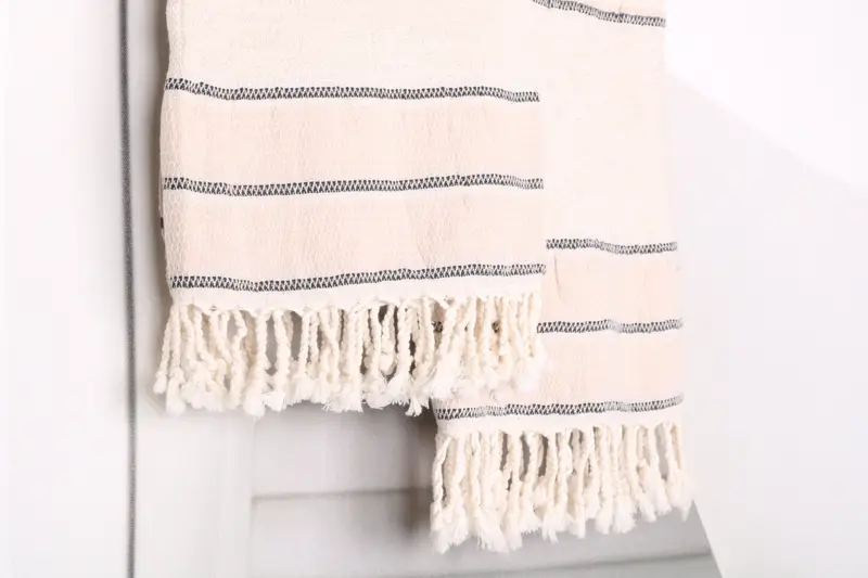 Monogram Beach Towel, Personalized Towel, Gifts For Him, Luxury Beach Towel, 70x36 Linen Striped Towel, Kids Beach Towel, Wedding Gift Ideas - 8
