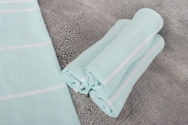 Custom Wedding Gifts, Travel Towel, Turkish Hand Towel, Custom Gifts, Bathroom Towels, 38x18 Cotton Striped Towel, Gift For Her, Monogram Hand Towel - 8
