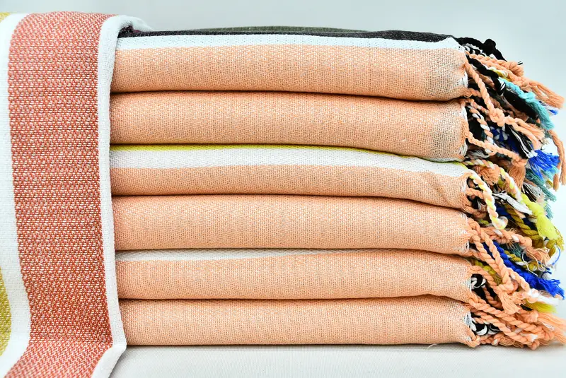 Quick-Dry Beach Towel, Pool Towels, Personalized Gift, 76x40 Cotton Striped Towel, Spa Gift, Monogram Turkish Bath Towel, Monogram Beach Towel - 2