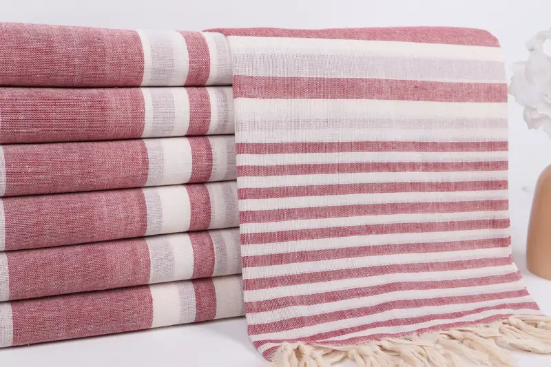 70x40 Cotton Striped Towel, Personalized Beach Towel, Wedding Towel, Gift For Her, House Warming Gift, Lightweight Turkish towel, Turkish Towel Bulk - 2