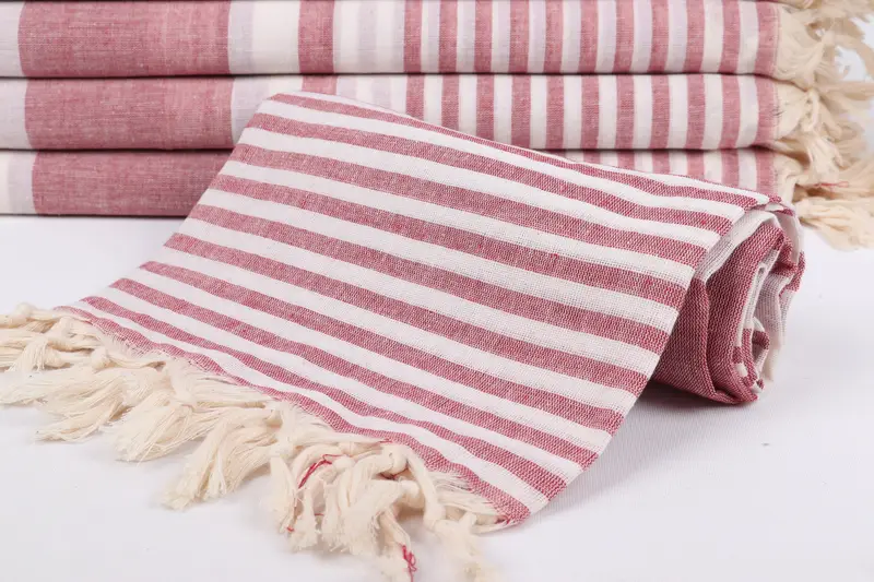 70x40 Cotton Striped Towel, Personalized Beach Towel, Wedding Towel, Gift For Her, House Warming Gift, Lightweight Turkish towel, Turkish Towel Bulk - 4