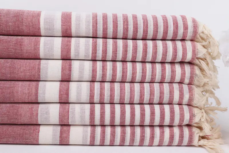 70x40 Cotton Striped Towel, Personalized Beach Towel, Wedding Towel, Gift For Her, House Warming Gift, Lightweight Turkish towel, Turkish Towel Bulk - 3