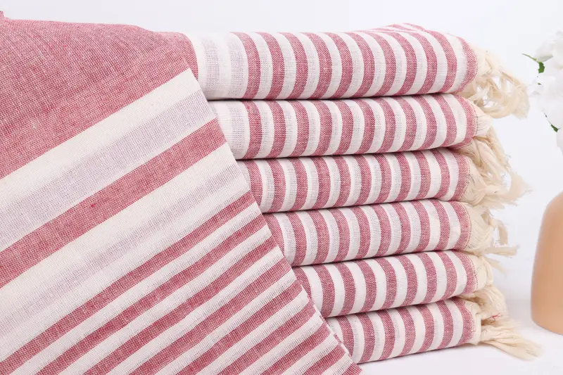 70x40 Cotton Striped Towel, Personalized Beach Towel, Wedding Towel, Gift For Her, House Warming Gift, Lightweight Turkish towel, Turkish Towel Bulk - 1