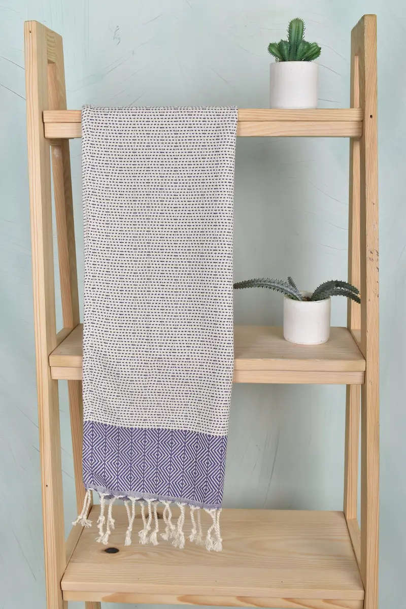 36x18 Cotton Diamond Towel, Bridal Shower Gifts, Bridesmaid Gifts, Bridesmaid Towel, Bulk Order Towel, Monogram Kitchen Towel, Personalized Gift - 8