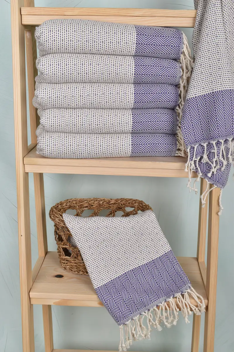 36x18 Cotton Diamond Towel, Bridal Shower Gifts, Bridesmaid Gifts, Bridesmaid Towel, Bulk Order Towel, Monogram Kitchen Towel, Personalized Gift - 3