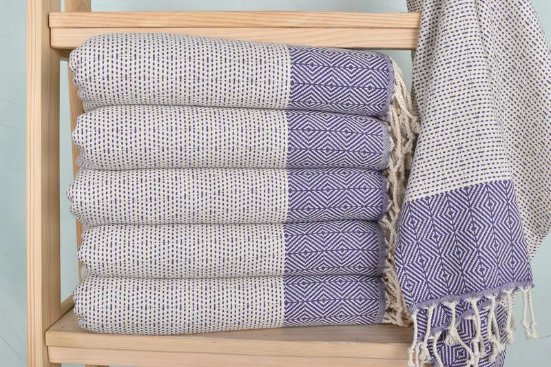 36x18 Cotton Diamond Towel, Bridal Shower Gifts, Bridesmaid Gifts, Bridesmaid Towel, Bulk Order Towel, Monogram Kitchen Towel, Personalized Gift - 2