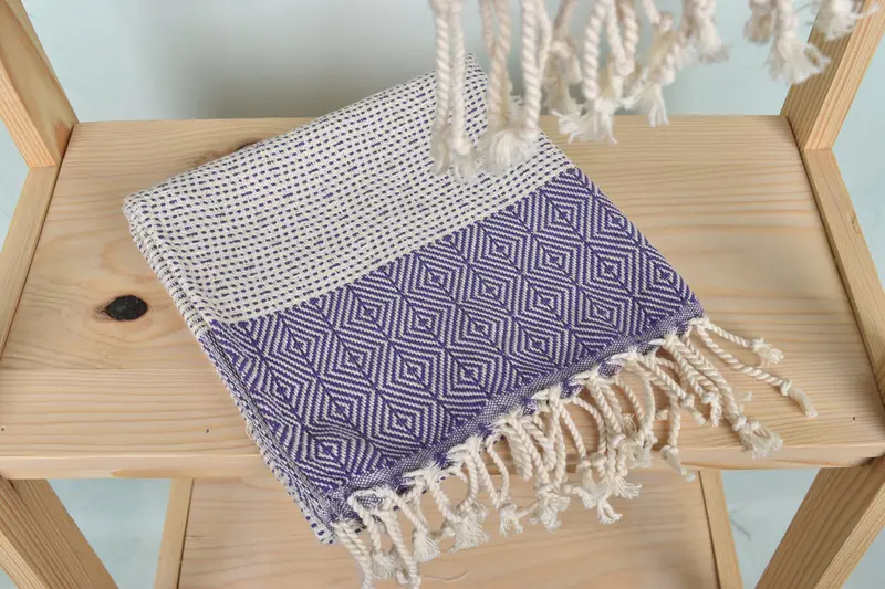 36x18 Cotton Diamond Towel, Bridal Shower Gifts, Bridesmaid Gifts, Bridesmaid Towel, Bulk Order Towel, Monogram Kitchen Towel, Personalized Gift - 5