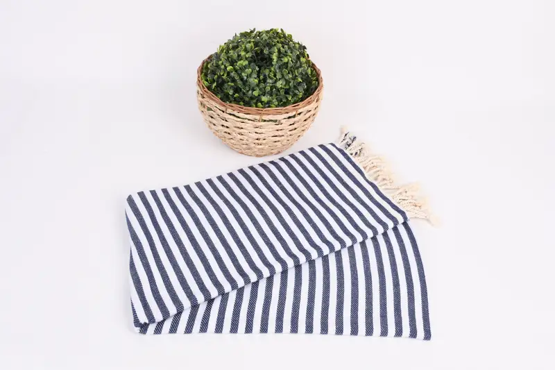 Wedding Gift, Gift For Him, Bridesmaid Gifts, Valentines Gift, 70x40 Cotton Striped Towel, Organic Beach Towel, Spa Towel, Bachelor Party Favors - 4
