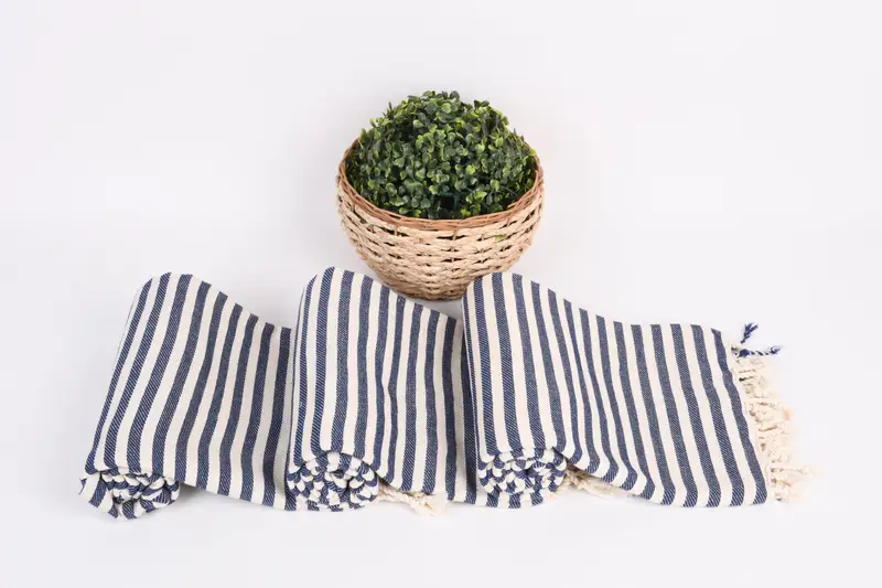 Wedding Gift, Gift For Him, Bridesmaid Gifts, Valentines Gift, 70x40 Cotton Striped Towel, Organic Beach Towel, Spa Towel, Bachelor Party Favors - 8