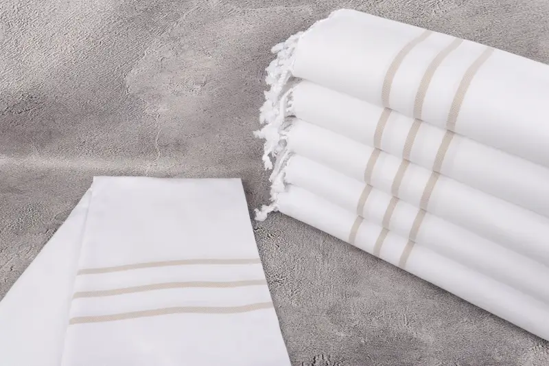 Gift For Wedding Day, Luxury towel, Personalized Gift For Her, Monogrammed Beach Towel, Beach Towel Bulk, 70x40 Cotton Striped Towel, Soft towel - 2
