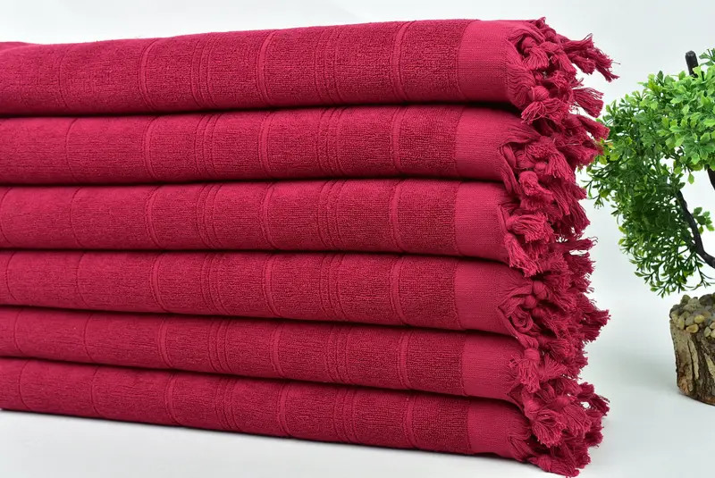 Turkish Hand Towel, Valentines Day Gift For Him, Summer Gift, Personalized Kitchen Towel, Personalized Dish Towel, 40x18 Cotton Striped Terry Towel - 3