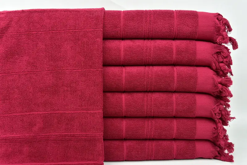 Turkish Hand Towel, Valentines Day Gift For Him, Summer Gift, Personalized Kitchen Towel, Personalized Dish Towel, 40x18 Cotton Striped Terry Towel - 1