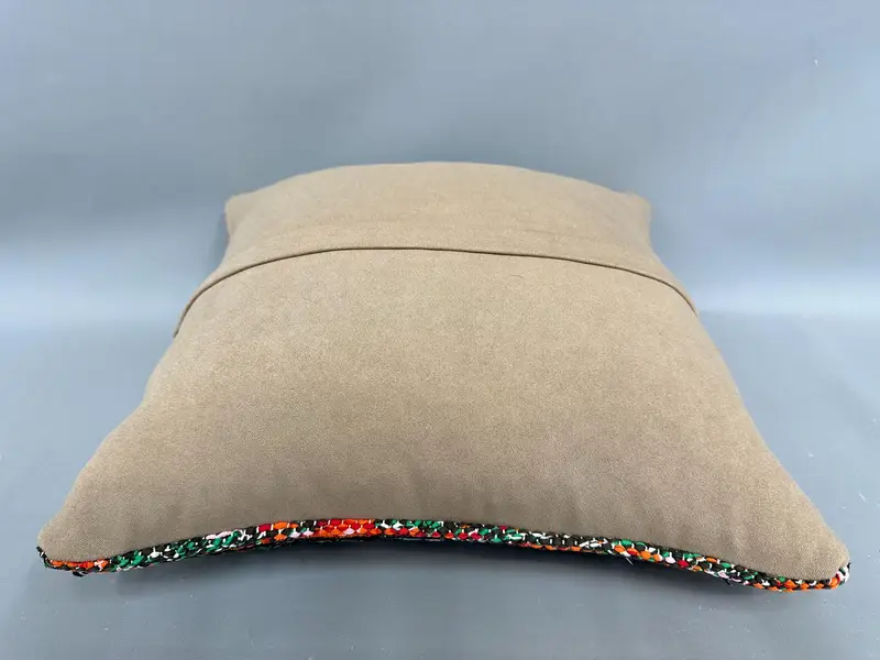 18x18 Pink Cushion, Vintage Kilim Pillow, Pillow Cover, Vintage Kilim Pillow Cushion, Gift Pillow, Vintage Pillow, Comfy Throw Cushion Cover - 7
