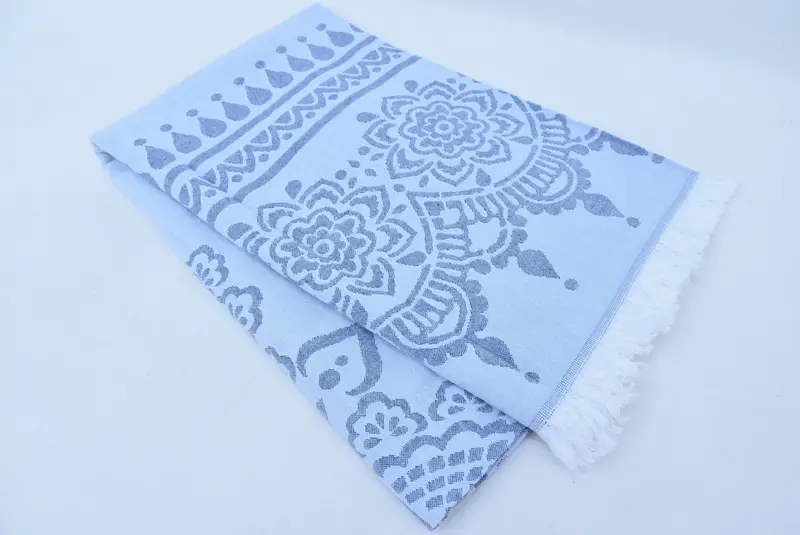 Custom Wedding Gift From Bridesmaid, Embroidered Towel, 70x40 Cotton Floral Patterned Towel, Anniversary Gift For Her, Luxury towel, Custom Gift - 6