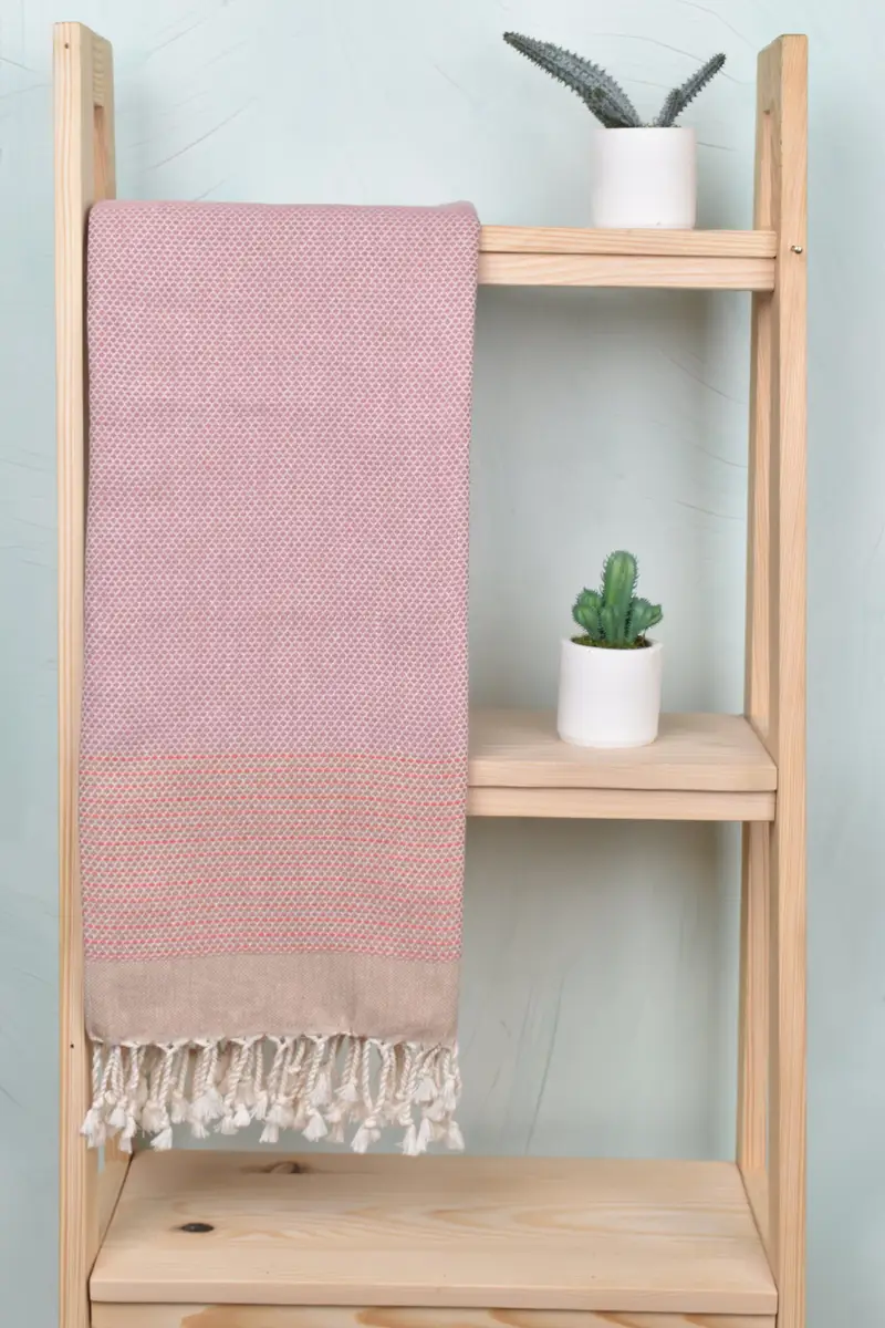 Handmade Gift, Monogram Beach Towel, 64x40 Cotton Diamond Towel, Organic Turkish towel, Personalized Gift For Her, Personalized Turkish Beach Towel - 7