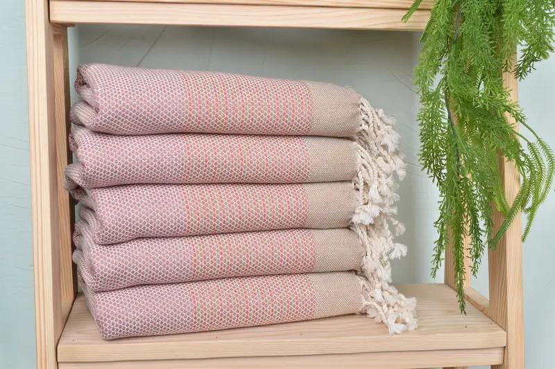 Handmade Gift, Monogram Beach Towel, 64x40 Cotton Diamond Towel, Organic Turkish towel, Personalized Gift For Her, Personalized Turkish Beach Towel - 1