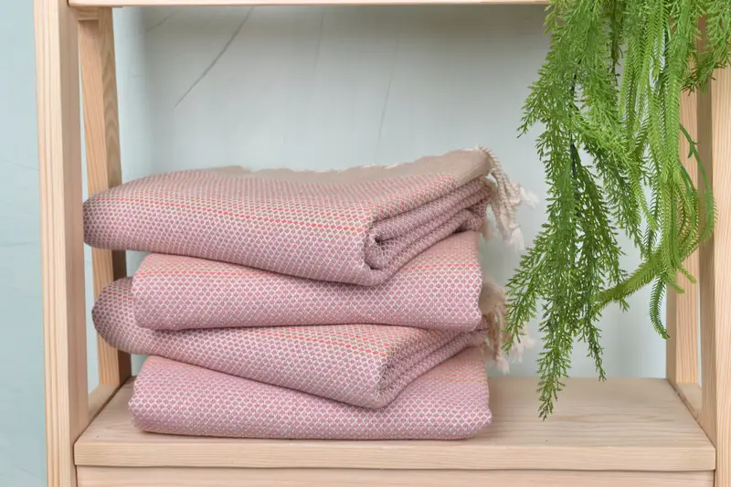 Handmade Gift, Monogram Beach Towel, 64x40 Cotton Diamond Towel, Organic Turkish towel, Personalized Gift For Her, Personalized Turkish Beach Towel - 6