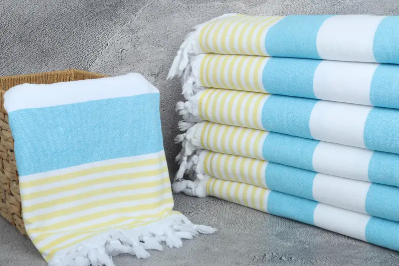 Gift For Boyfriend, Personalized Turkish Towel, Bachelorette Gifts, Bachelor Towel, 68x36 Cotton Striped Terry Towel, Cotton towel, Hammam Towel USA - 3