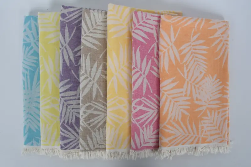 Personalized Gifts, 64x40 Cotton Floral Patterned Towel, Gift For Him, Beach Wedding Favor, Quick-dry peshtemal, Valentines Day Gift Idea - 3