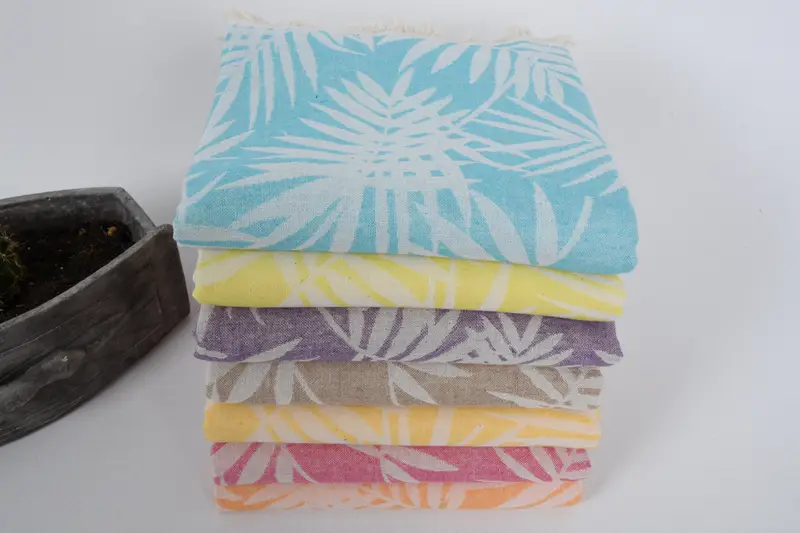 Personalized Gifts, 64x40 Cotton Floral Patterned Towel, Gift For Him, Beach Wedding Favor, Quick-dry peshtemal, Valentines Day Gift Idea - 4