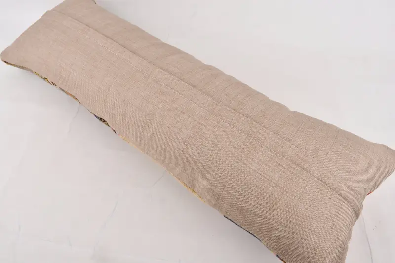 Pillow for Sofa, Oriental Pillow Sham, Cushion Case, 12x36 Brown Pillow, Natural Pillow Case, Handmade Kilim Cushion, Pillow for Couch - 7