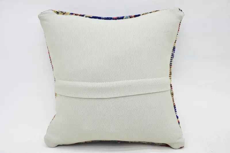 Turkish Pillow, Decorative Cushion, Boho Pillow, Cushion Cover, 12x12 Red Pillow, Turkish Rugs Pillow Case, Vintage Kilim Pillow - 6