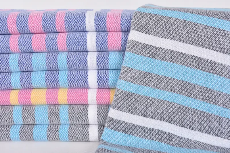 Beach Towel Bulk, Gift For Him, Pool Towels, Organic cotton Turkish peshtemal towel, 70x40 Cotton Striped Towel, Hammam towel, Christmas Favors - 2
